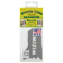WiziWig Tools Bourbon Makin’ Terry Metal Potter’s Rib, front of packaging
