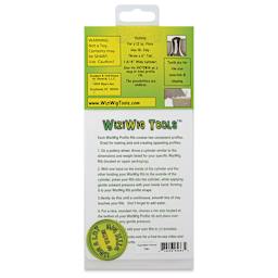 WiziWig Flute Makin’ Victoria Metal Potter’s Rib back of package