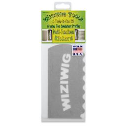 WiziWig Tools Multi-Functional Richard Metal Potter’s Rib front of packaging