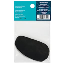 Art Alternatives Potter’s Rubber Finishing Rib - Hard, Small, back of packaging