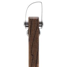 DiamondCore Pottery Trimming Tool - T1, Half Dome w/ Paddle Handle - close-up of tip