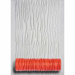 Xiem Tools Art Roller - Woodgrain applied to clay with roller