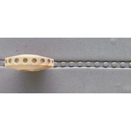 MKM Pottery Tools Finger Roller - Dots applied to clay
