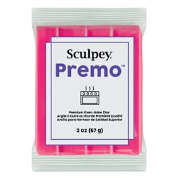 Sculpey Premo - 2 oz, Fluorescent Pink
