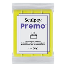 Sculpey Premo - 2 oz, Fluorescent Yellow