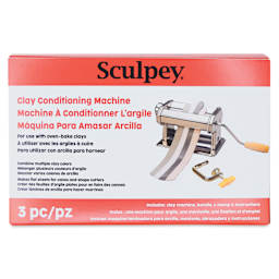 Sculpey Clay Conditioning Machine front of packaging