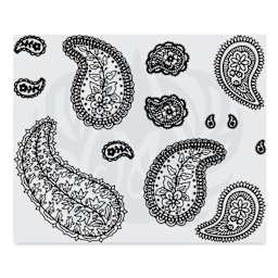 Mayco Designer Silkscreens - Paisley Individual Designs