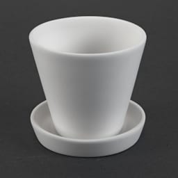 Duncan Oh Four Bisque Planters