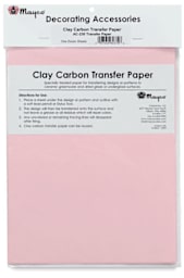 Mayco Clay Carbon Transfer Paper - Front of 12 pc package