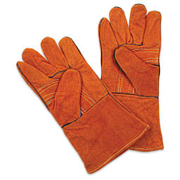 Amaco Kiln Gloves - Underside view of pair of Large Gloves
