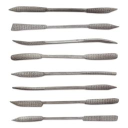 Richeson Coarse Rifflers - Set of 8, 8 in - out of packaging