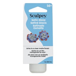 Sculpey Glaze- 1 oz, Satin front of packaging