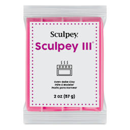 Sculpey III - 2 oz, Candy Pink