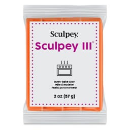 Sculpey III - 2 oz, Just Orange