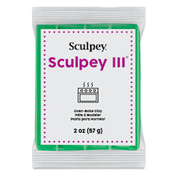 Sculpey III - 2 oz, Emerald Green