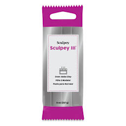 Sculpey III - Silver, 8 oz