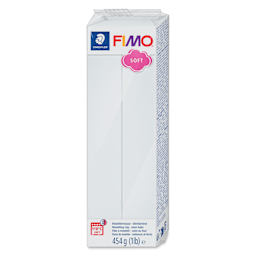 Staedtler Fimo Soft Polymer Clay - 16 oz, Soft White, packaging