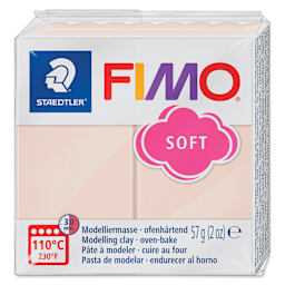 Staedtler Fimo Soft Polymer Clay - 2 oz, Pale Pink, packaging