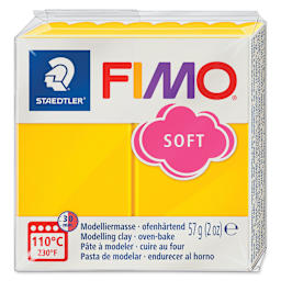 Staedtler Fimo Soft Polymer Clay - 2 oz, Sunflower, packaging