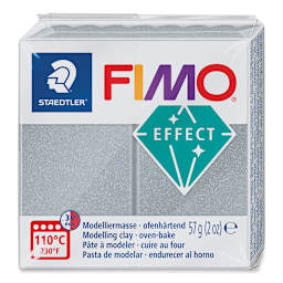 Staedtler Fimo Metallic Effect Polymer Clay - 2 oz, Metallic Silver - front of packaging