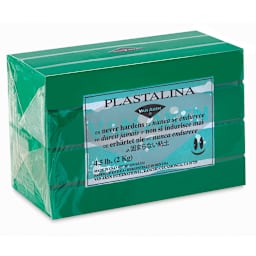 Van Aken Plastalina Modeling Clay - 4.5 lb, Green
