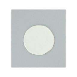 Sculpey UltraLight Clay - Top view of clay pressed flat into a circle 