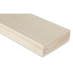 Midwest Products Genuine Basswood Sheet - 5 Sheets, 1/4" x 4" x 36" - end of boards