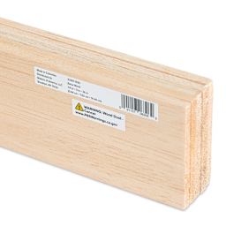 Midwest Products Balsa Wood Sheets - 5 Pieces, 1/4" x 3" x 36" (side view to show size)