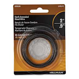 Hillman Dark Annealed Wire - 28 Gauge, 50-ft Coil - front of packaging