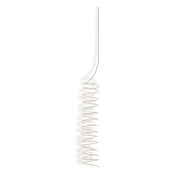 Hillman Brass Hobby Wire - 28 Gauge shaped into a spring