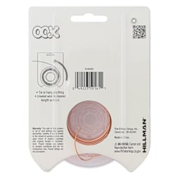 OOK Copper Specialty Wire - 18 Gauge, 25 ft, back of packaging