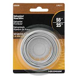 Hillman Galvanized Steel Wire - 16 Gauge, 25 feet front of packaging