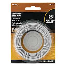 Hillman Galvanized Steel Wire - 18 Gauge, 110 feet front of packaging