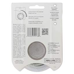 OOK Steel Specialty Wire - 24 Gauge, 100 ft, back of packaging