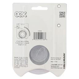 OOK Steel Specialty Wire - 28 Gauge, 100 ft, back of packaging