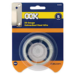 OOK Steel Specialty Wire - 28 Gauge, 100 ft, front of packaging
