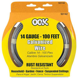 Ook Galvanized Specialty Wire - Front of 14-gauge package shown