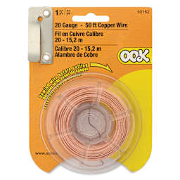 OOK Copper Specialty Wire - 20 Gauge, 50 ft, front of packaging