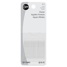 Dritz Sharps Hand Needles - Size 8, Pkg of 20