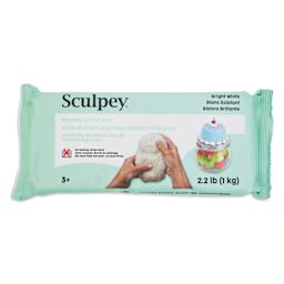 Sculpey Air Dry Modeling Clay - White, 2.2 lb front of packaging