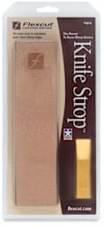 Flexcut Knife Strop Blade Sharpener - Front of blister package 