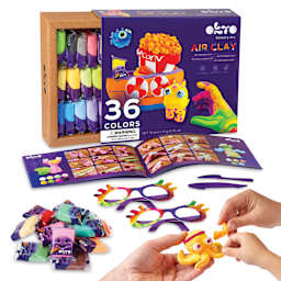 Okto Sensory Art Air Clay Creativity Kit - Pastels, Set of 24