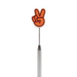 Soolla Needle Rubbers - Orange - on needle (not included)