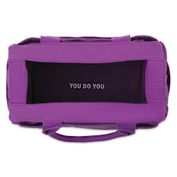 Soolla Studio Art Supply & Pottery Tool Bag - You're So Jelly, Blick Exclusive - top view of interior