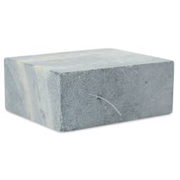 Gian Carlo Stoneworks Green Indian Soapstone Block - 2 lb, 3-1/2" x 3" x 1-1/2", horizontal