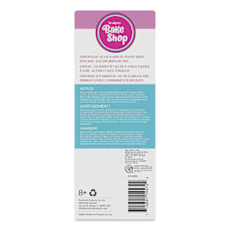 Sculpey Bake Shop Bendy Clay - Set of 6, 1 oz, Assorted back of packaging