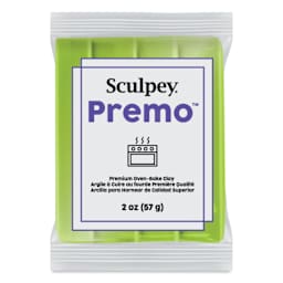 Sculpey Premo Accent Clay, Bright Green Pearl, 2 oz