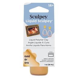 Liquid Sculpey - Metallic Gold, 1 oz front of packaging