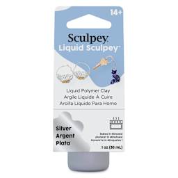 Liquid Sculpey - Metallic Silver, 1 oz front of packaging
