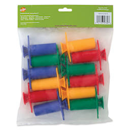 Creativity Street Dough Extruders - Set of 12 - back of packaging